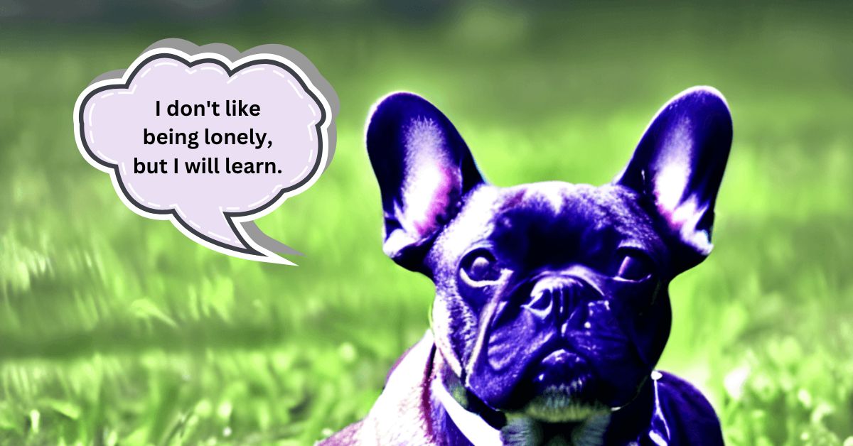 Read more about the article Can French bulldogs be left alone?